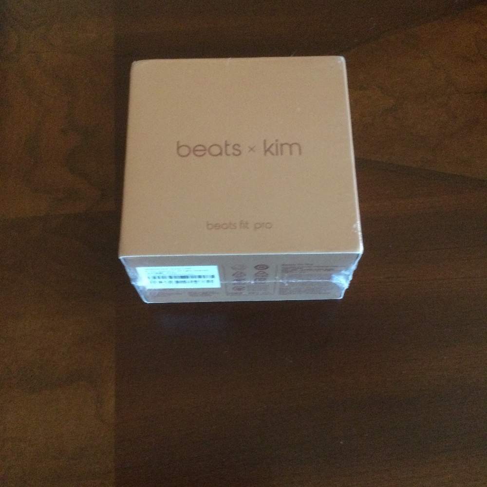 3 Beats x Kim fit pro noise cancelling Bluetooth earbuds dune color left
